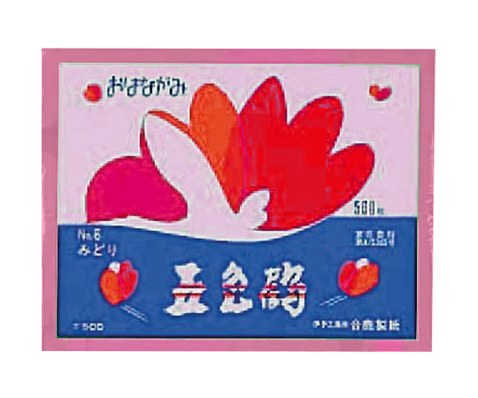 お花紙（五色鶴） さくら 1冊（500枚入） GT500-20