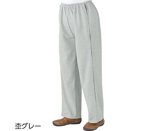 両脇全開スウェットパンツ（婦人用）　グレー　L 39020