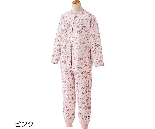 フルオープンパジャマ（婦人用）　ピンク　L 01803