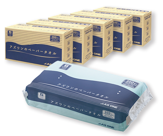 アズワンのペーパータオル 1ケース（200枚/袋×30袋入）×5ケース入