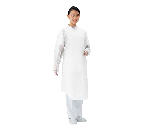 プロシェアエプロン（袖 親指フック） 白 30枚入