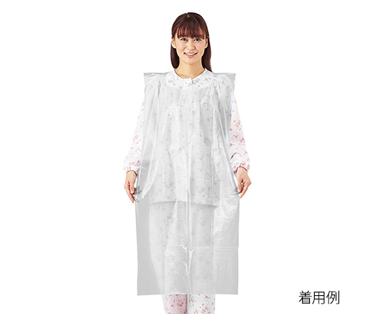 プロシェア食事用PEエプロン 白 50枚入