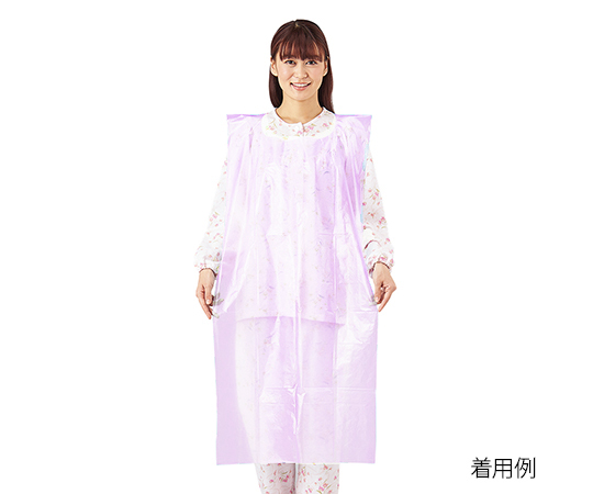 プロシェア食事用PEエプロン ピンク 50枚入