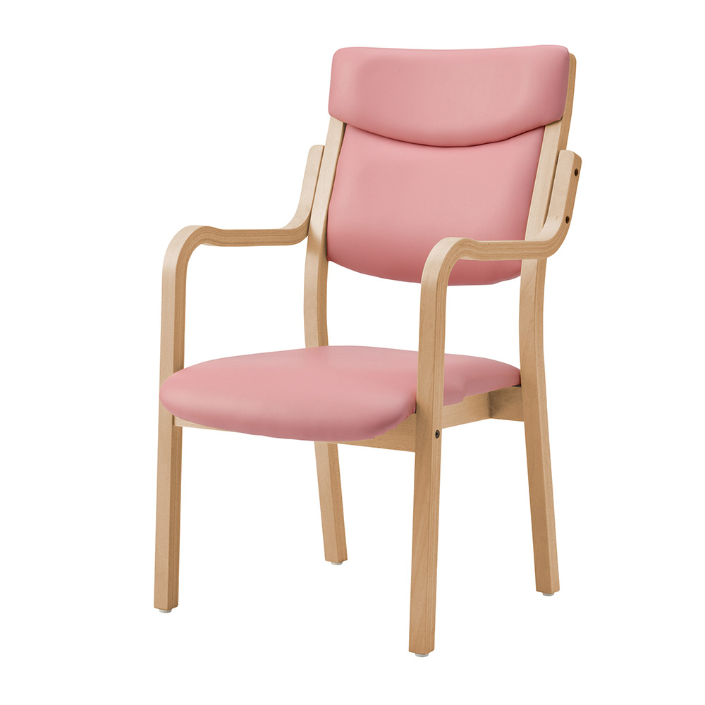 椅子（ジュリア）　ピンク　JLA-150-V
