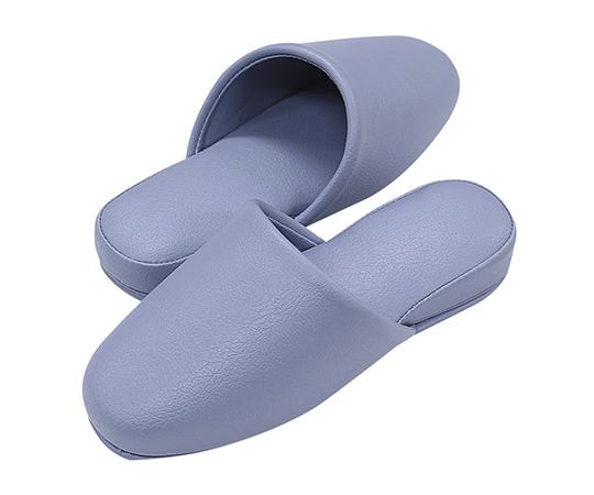 スリッパ（抗菌カラーテンダー） 前閉じタイプ ブルー