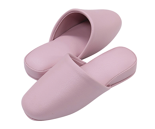 スリッパ（抗菌カラーテンダー・6足入） 前閉じ ピンク