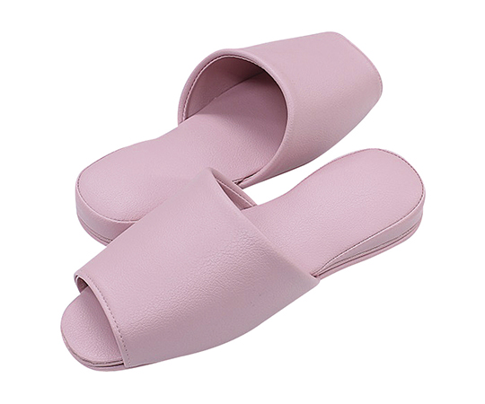 スリッパ（抗菌カラーテンダー・6足入） 前開き ピンク