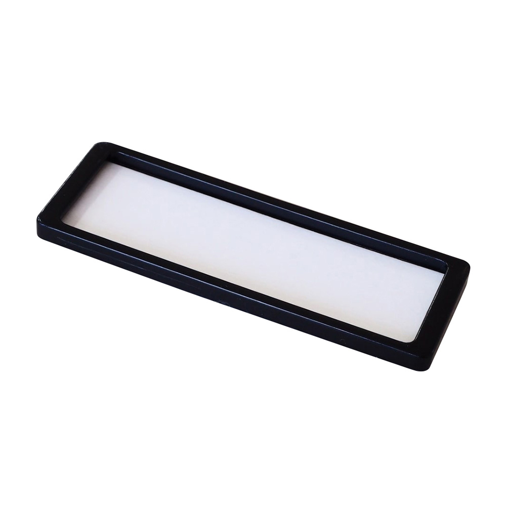 ラベルプレート　両面テープ　マットブラックＳ