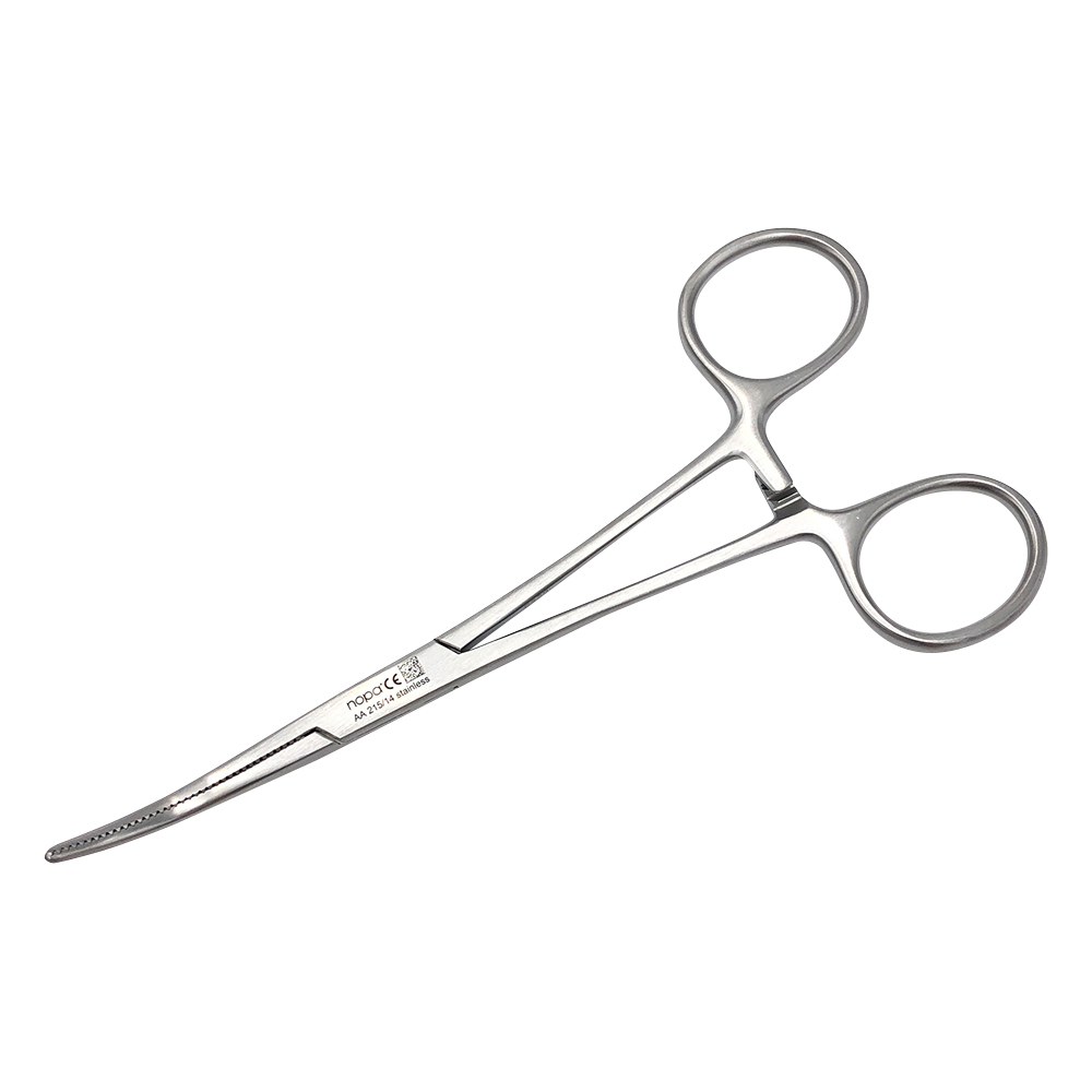 ペアン止血鉗子 無鈎 曲 140mm AA 215/14