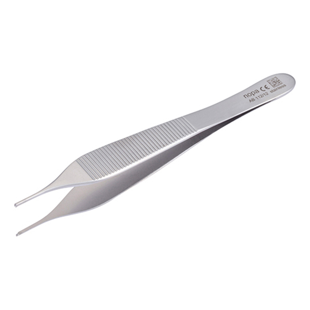 マイクロアドソンピンセット 有鈎 120mm AB 112/12