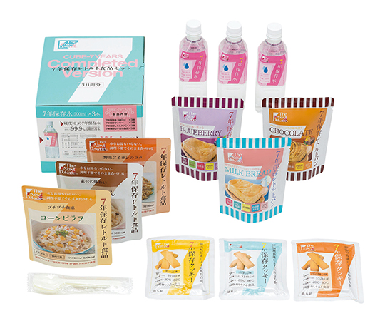 7年保存レトルト食品セット CUBE-7YEARS The Next Dekade 1ケース（4セット入） Completed Version