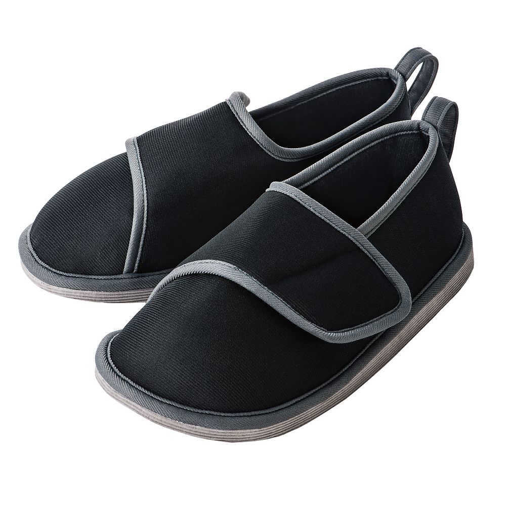 転倒予防シューズ つま先つき ブラック LL 091385