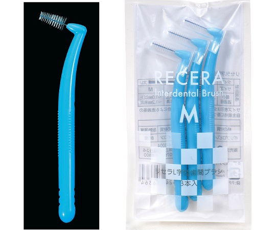 リセラL字歯間ブラシ M ライトブルー 3本入 68173