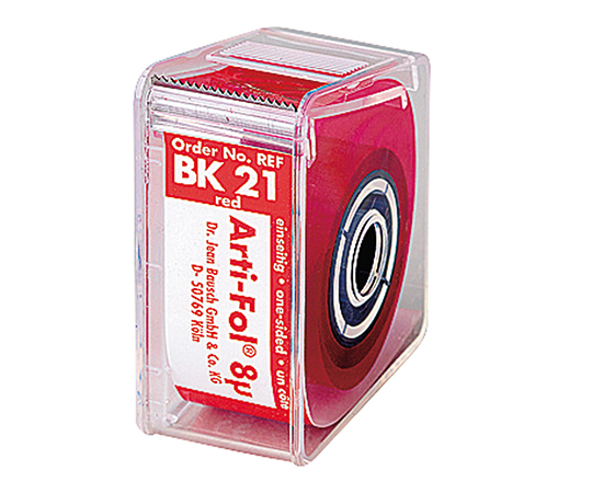 8u咬合紙アルティ・フォル ロールケース・片面 赤 BK21