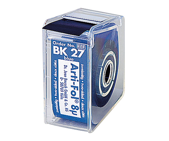 8u咬合紙アルティ・フォル ロールケース・両面 青 BK27