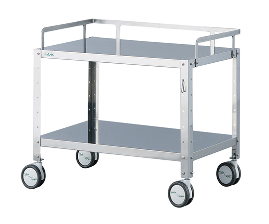 ミニカラフルステンワゴン（フック付き・低床タイプ） レギュラー シルバー（塗装無） MCSWR-2SF