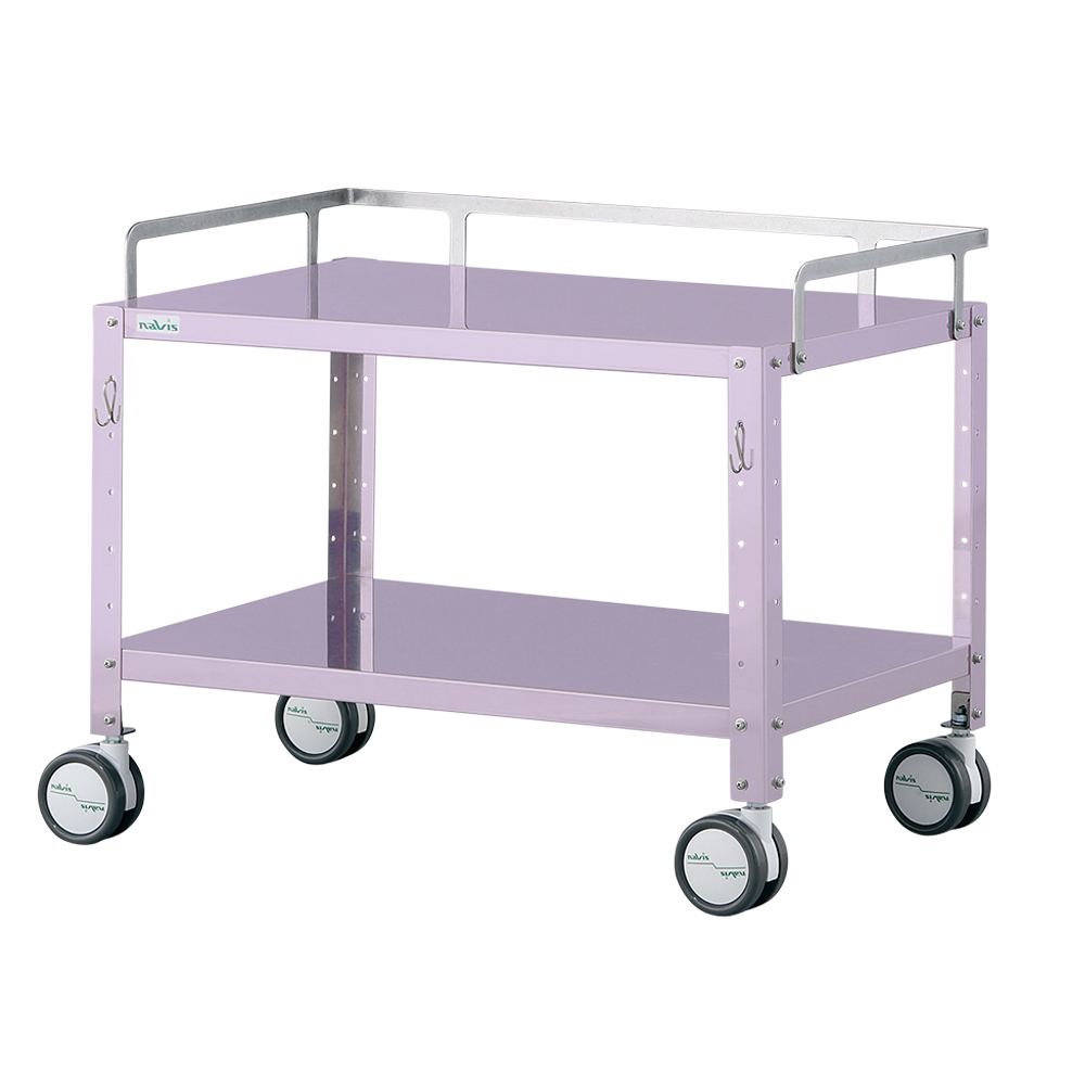 ミニカラフルステンワゴン（フック付き・低床タイプ） ラージ ラベンダー MCSWL-2LF