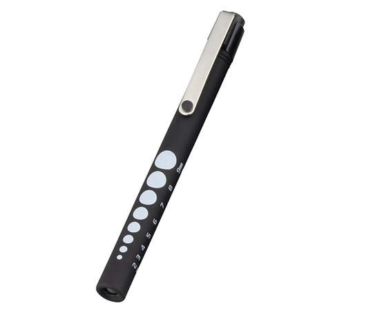 ポケットから落ちにくいナビスプッシュライト（ソフトLED） ロング ブラック/ホワイト