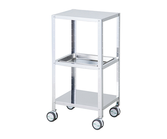 角バットワゴン（消毒盤台） 1段 SB75-1