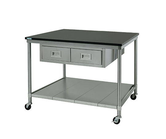 メラミン天板作業台 両面式 900×900×850 0990M