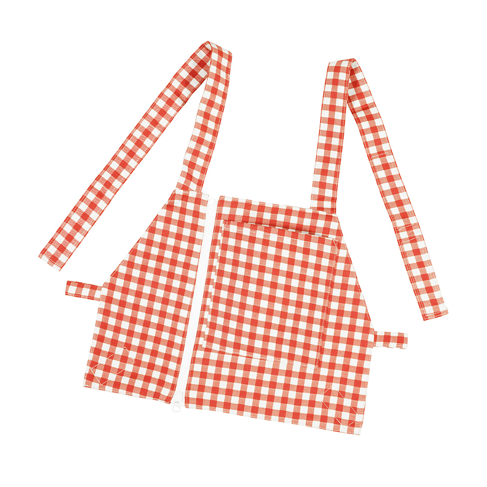 酸素吸入用エプロン（ちえプロン） 小児用 レッド