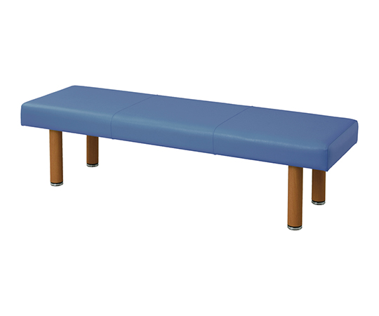 ロビーベンチ（背無し・木目調） ライトブルー 1200SN-PB