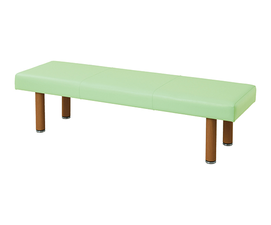 ロビーベンチ（背無し・木目調） ライムグリーン 1200SN-LG
