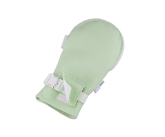 ポケット付抑制手袋（指先開閉タイプ） グリーン TMP-FMG