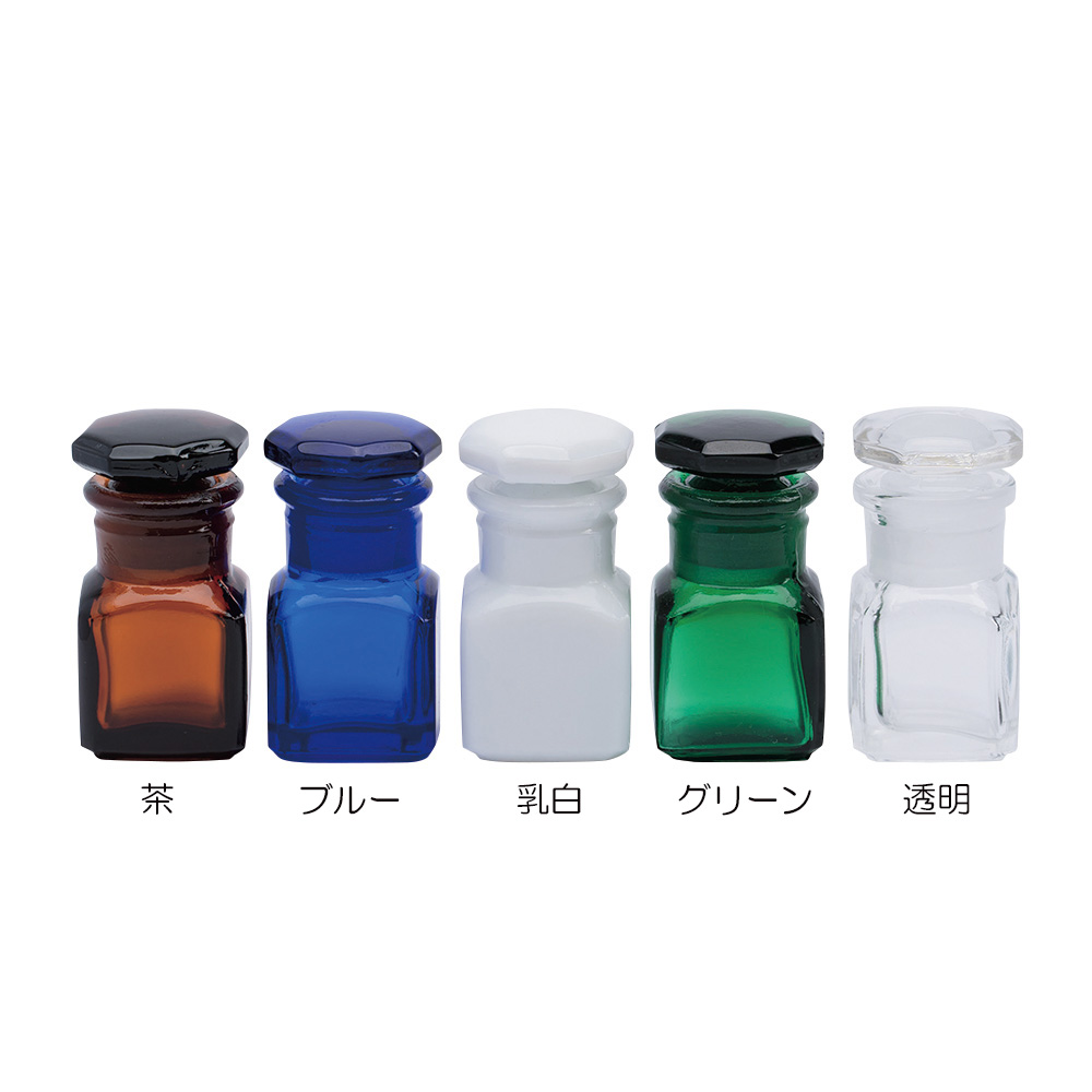 薬瓶 8mL グリーン G-00
