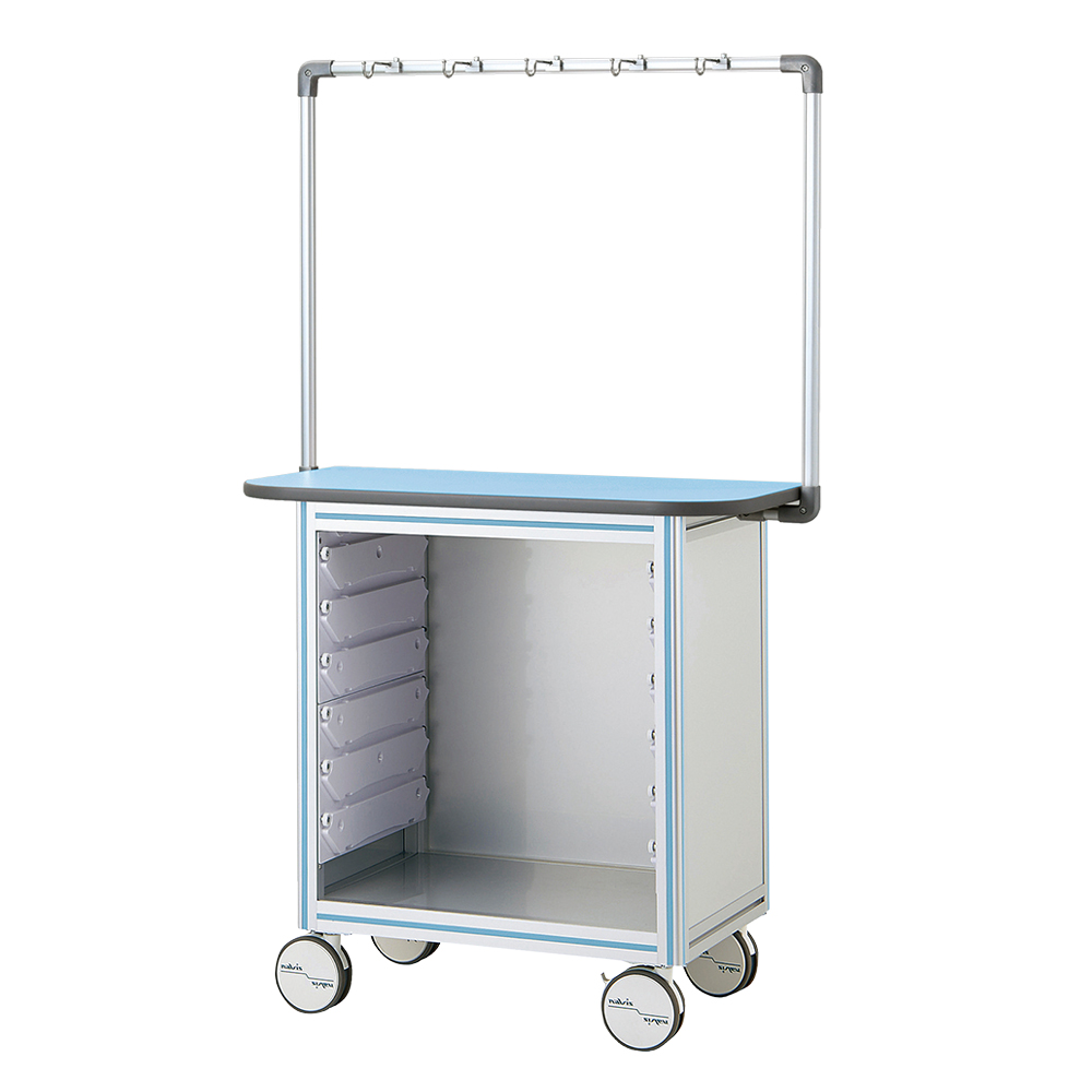 点滴作業台（片面型・シングルフレーム） ブルー TO9-1LB