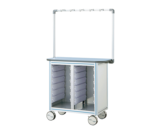 点滴作業台（片面型・シングルフレーム） ブルー TO9-2LB