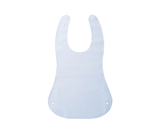 かびにくい食事用エプロン（ポケットタイプ） ブルー