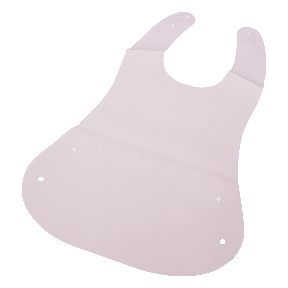 かびにくい食事用エプロン（ポケットタイプ） ピンク