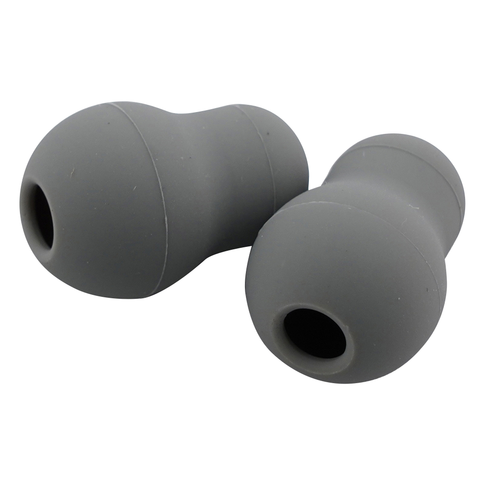 バイタルナビ聴診器（プロフェッショナル） 交換用ソフトイヤーピース グレー 大 1セット（2個入）