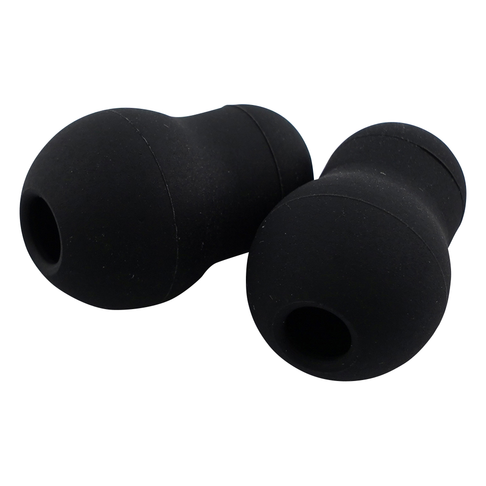 バイタルナビ聴診器（プロフェッショナル） 交換用ソフトイヤーピース ブラック 大 1セット（2個入）