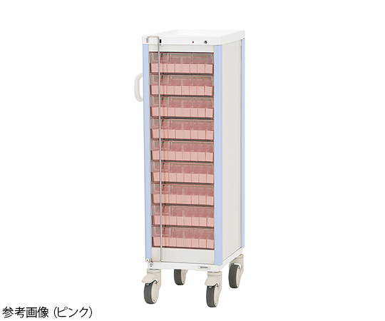 与薬カート 9床用 ライトブルー KC-500-01S