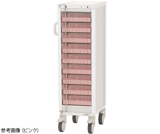 与薬カート 9床用 ホワイト KC-500-01S