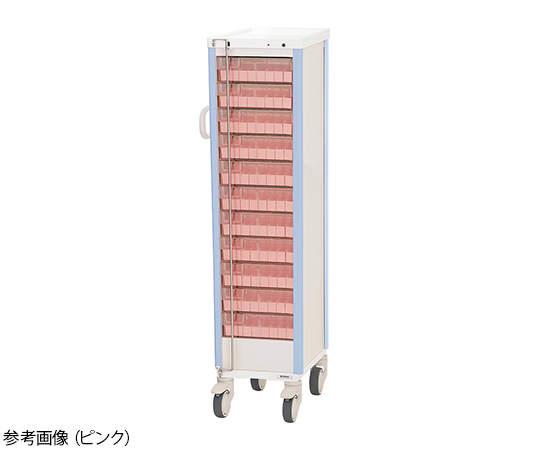 与薬カート 11床用 ライトブルー KC-501-01S