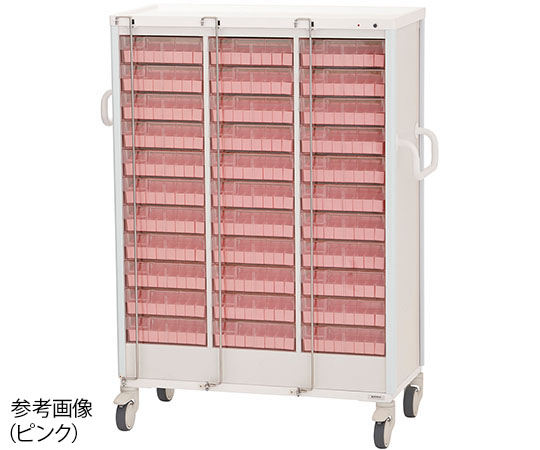 与薬カート 33床用 ホワイト KC-505-01S