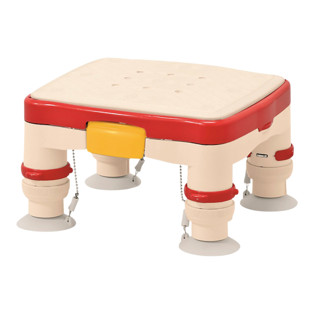 高さ調節付浴槽台Ｒ　ミニ　レッド 536-484