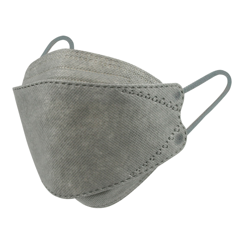 口元空間広々マスクダークグレー ダークグレー