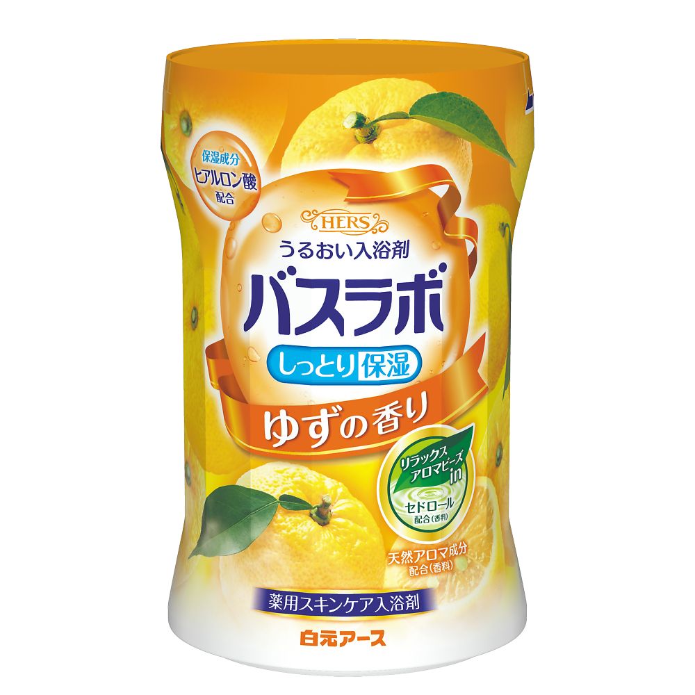 HERSバスラボ ボトル（入浴剤） ゆずの香り 540g 22485-7