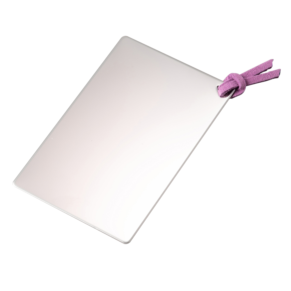 安心・安全 割れないステンレスミラー パープル SC-01PU