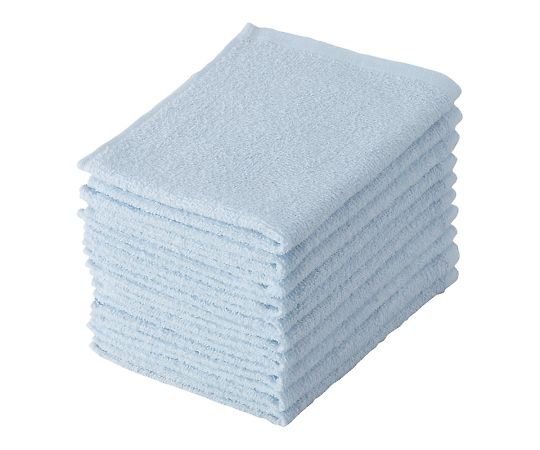 ライトカラーおしぼりタオル　10枚組　ブルー 571258