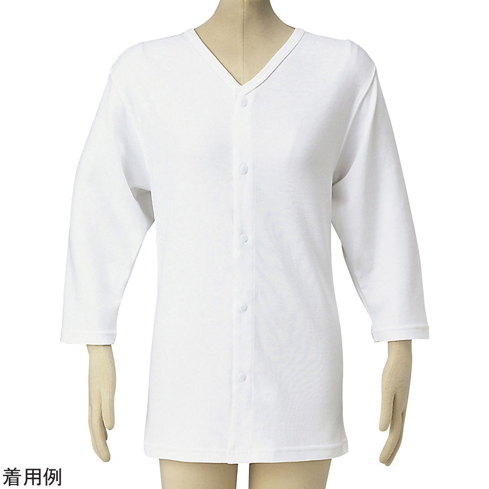 前開き肌着　紳士用　Ｍ－３　Ｌ