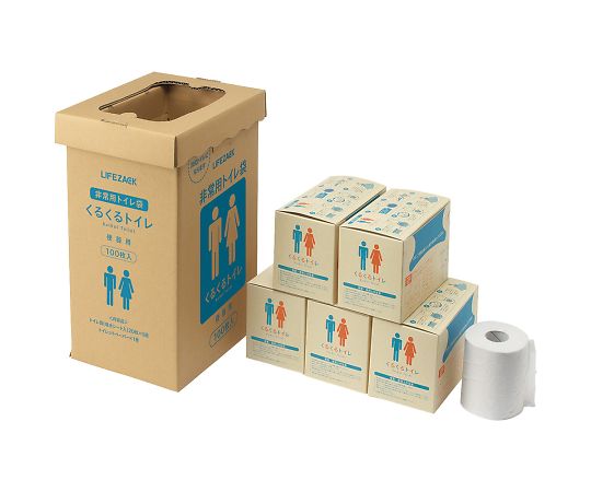 くるくるトイレ 100回分 1箱（100個入） 400-785