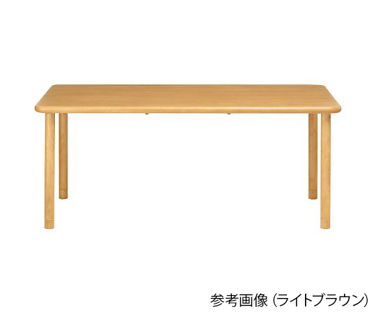 天然木テーブル ブラウン 長方形 6人掛け TS1-K18090 BR　A脚