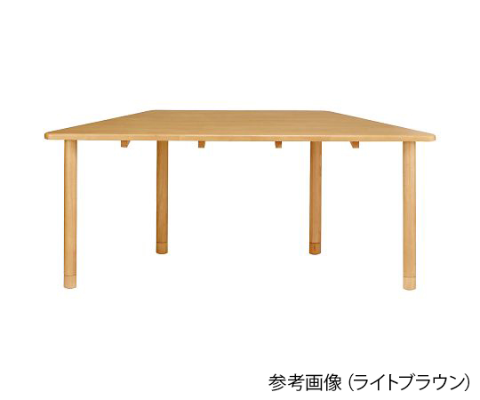 天然木テーブル ブラウン 台形 4～5人掛け TT2-K18082 BR　A脚