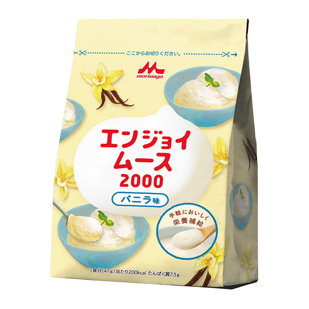 エンジョイムース2000 バニラ味 1ケース（8袋／箱×3箱入）