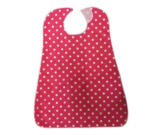 防水食事用エプロン ドットピンク SE-69DP